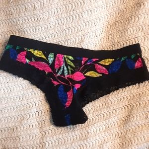 NWT M Cheekster Leaves Plants Victoria's Secret Neon